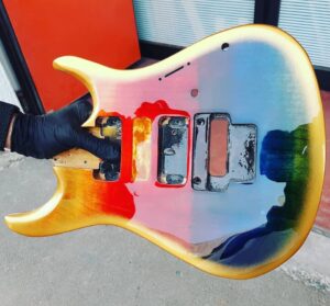 Gold Rainbow Burst you guitar