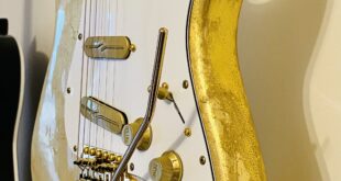 stratocaster gold leaf